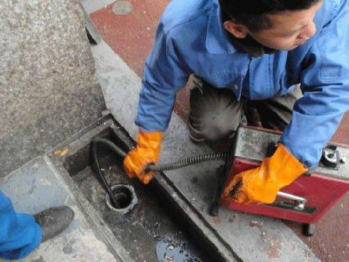 灵山疏通下水道